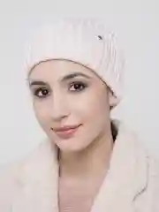 Пастельно-коралловый шапка бини / шапка женская /шапка с отворотом /на осень вязаная / с утеплителем / 9 цветов