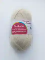 Молочный пряжа Троицкая Деревенька 100% Шерсть 100г 170м
