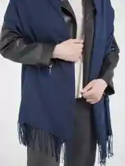 Индиго палантин однотонный Magic