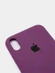 Марсала чехол на iPhone XR, с бархатистым покрытием внутри