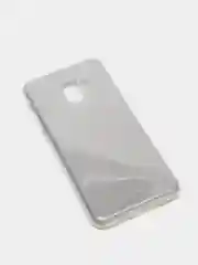 Серебряный чехол Samsung A8 Plus / A8 +