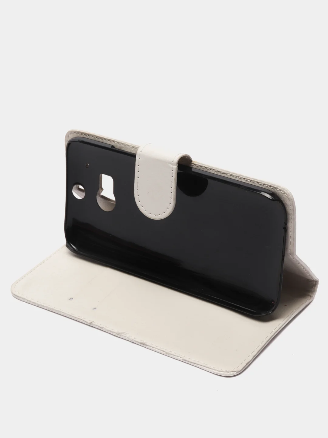 Белый чехол книжка HTC one m8