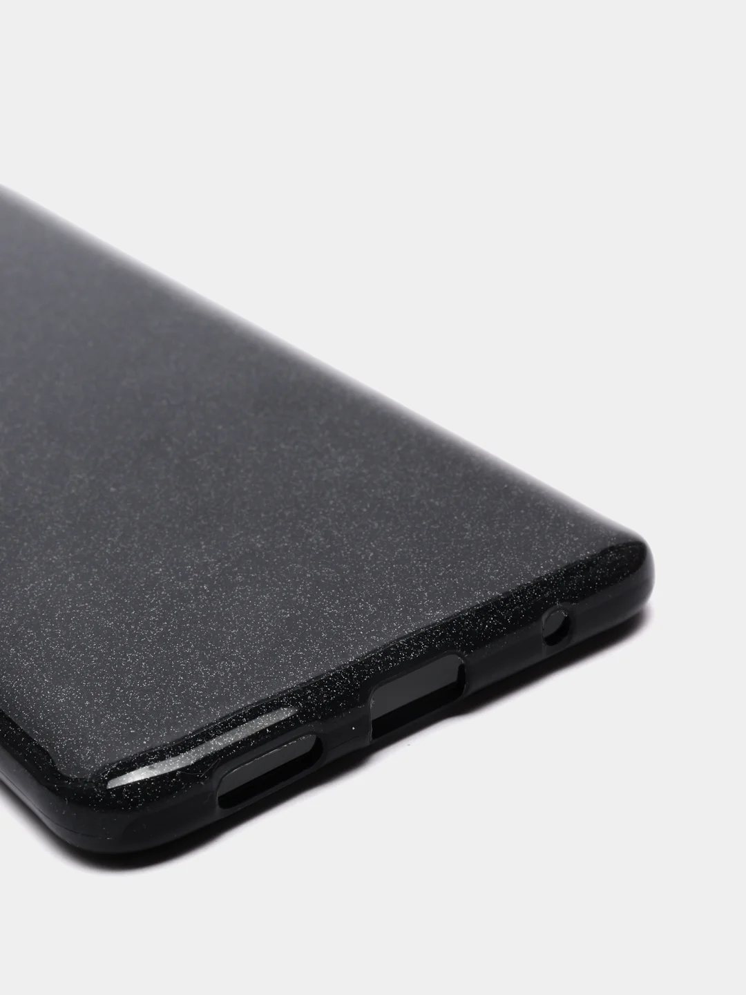 Черный чехол блестящий Xiaomi Redmi Note 10 pro
