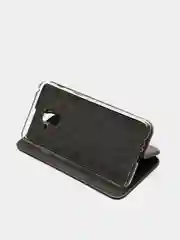 Серый чехол книжка SAMSUNG A8 Plus