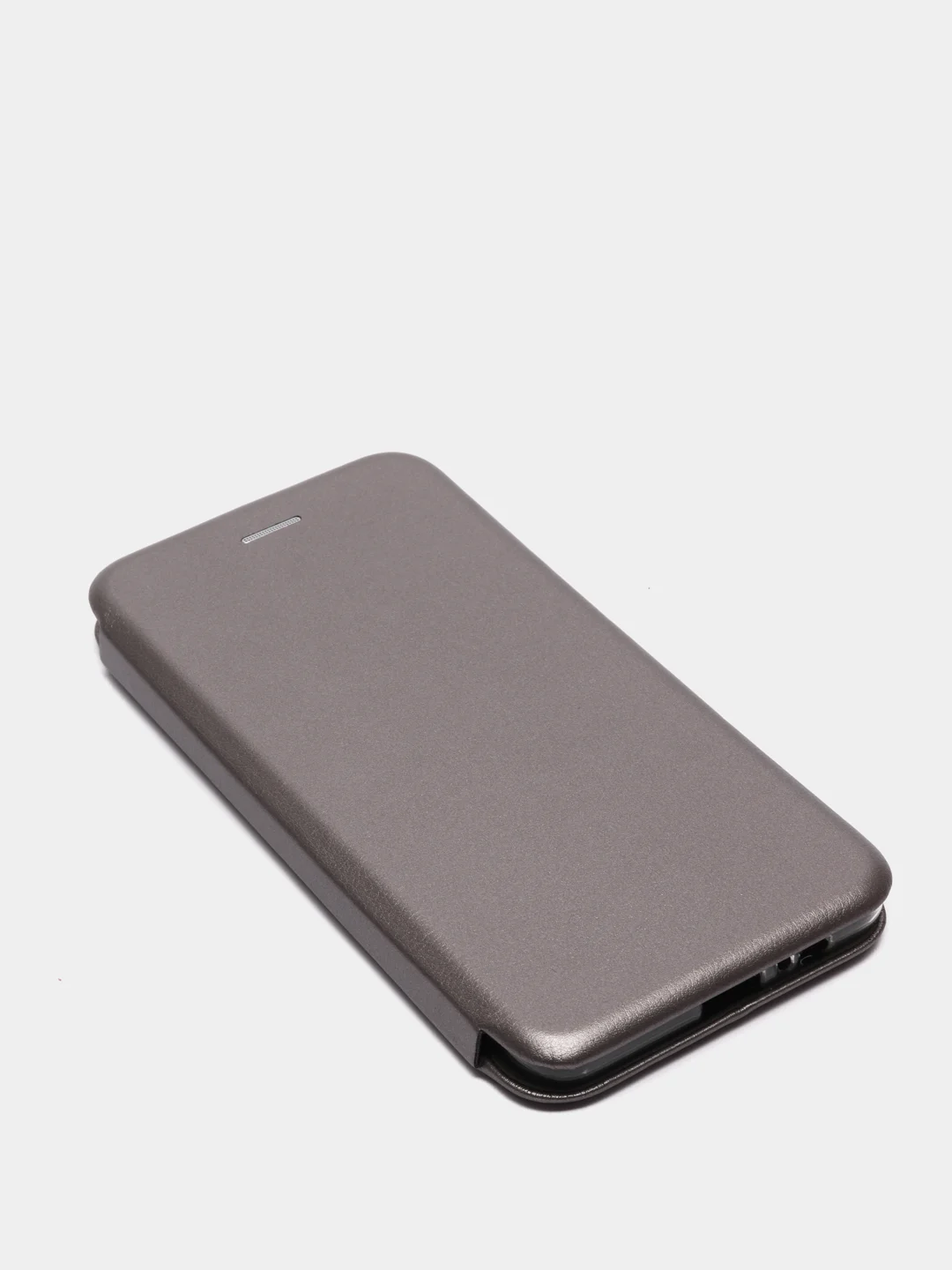 Серый чехол книжка SAMSUNG A8 Plus