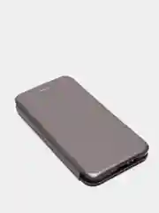 Серый чехол книжка SAMSUNG A8 Plus