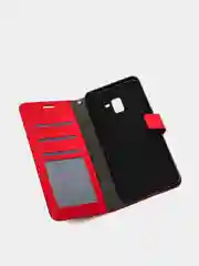 Алый чехол книжка SAMSUNG A8 Plus