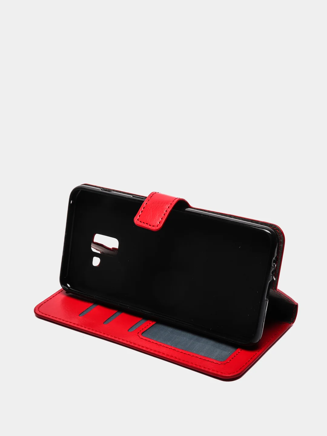 Алый чехол книжка SAMSUNG A8 Plus