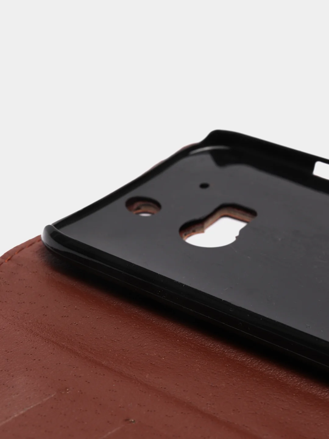 Коричневый чехол книжка HTC one m8