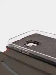 Бордовый чехол-книжка Samsung J2 core