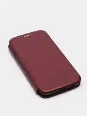Бордовый чехол-книжка Samsung J2 core