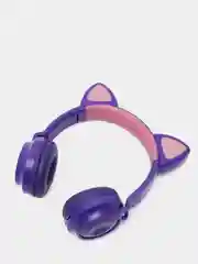 Фиолетовый беспроводные наушники Cat Ear ZW 028