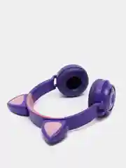 Фиолетовый беспроводные наушники Cat Ear ZW 028