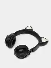 Черный беспроводные наушники Cat Ear ZW 028