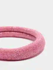 Конфетный резинка для волос с люрексом