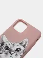 Розовый чехол на iPhone 11 Pro