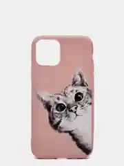 Розовый чехол на iPhone 11 Pro