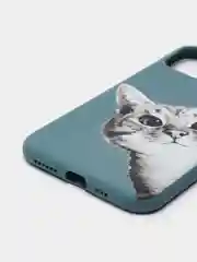 Синий чехол на iPhone 11 Pro