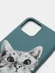 Синий чехол на iPhone 11 Pro