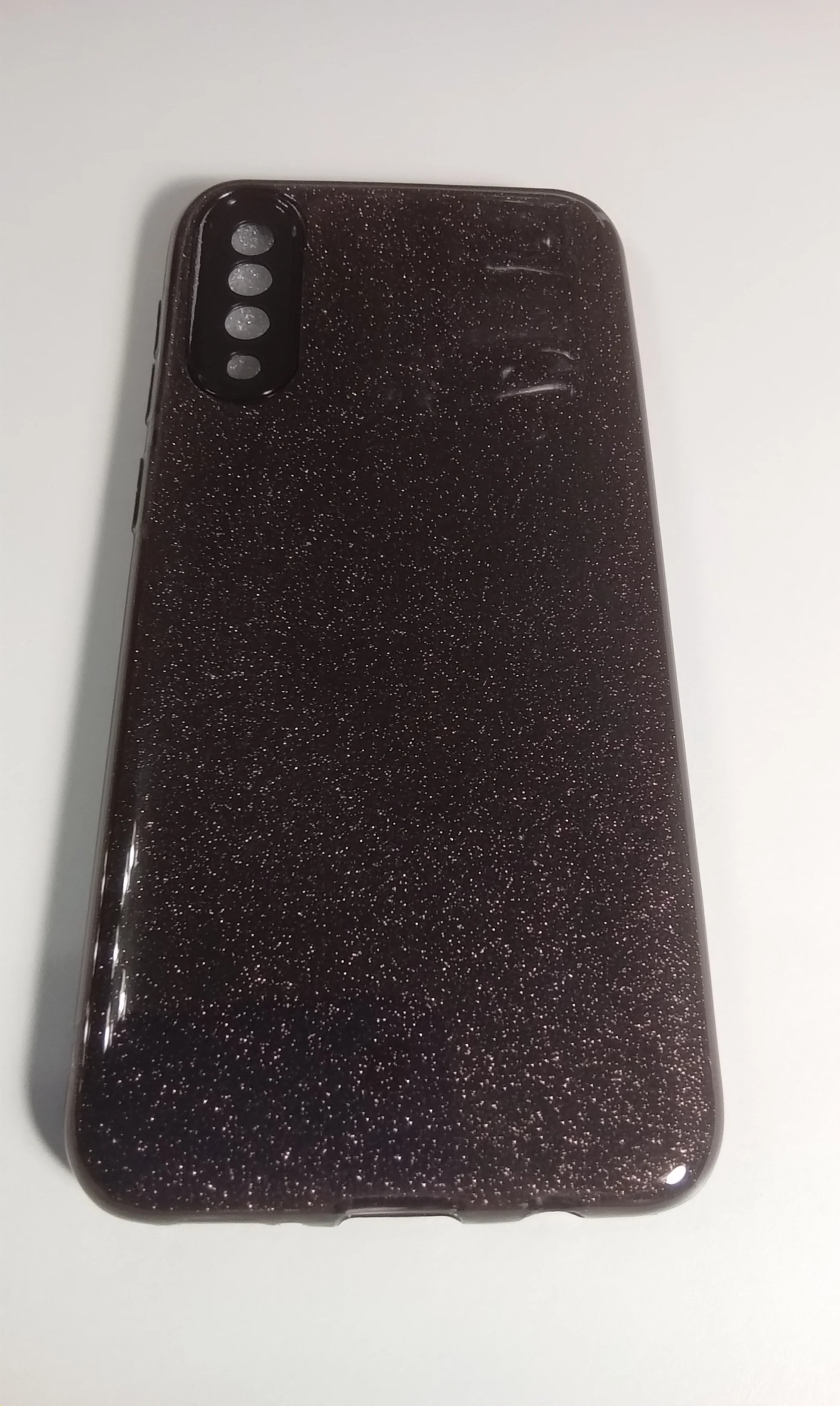 Угольный чехол блестящий Samsung A50 / A30s