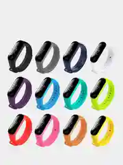 Алый силиконовый ремешок для Xiaomi Mi Band 3 / Mi Band 4 / Mi Band 5 / Браслет на Mi Band