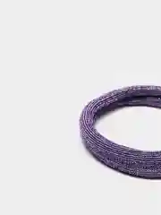 Фиолетовый резинка для волос с люрексом