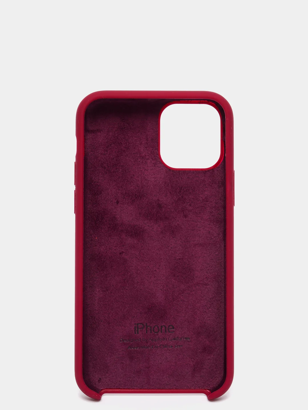 Багровый чехол на iPhone 11 Pro