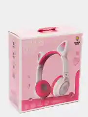 Розовый беспроводные наушники Cat Ear ZW 028