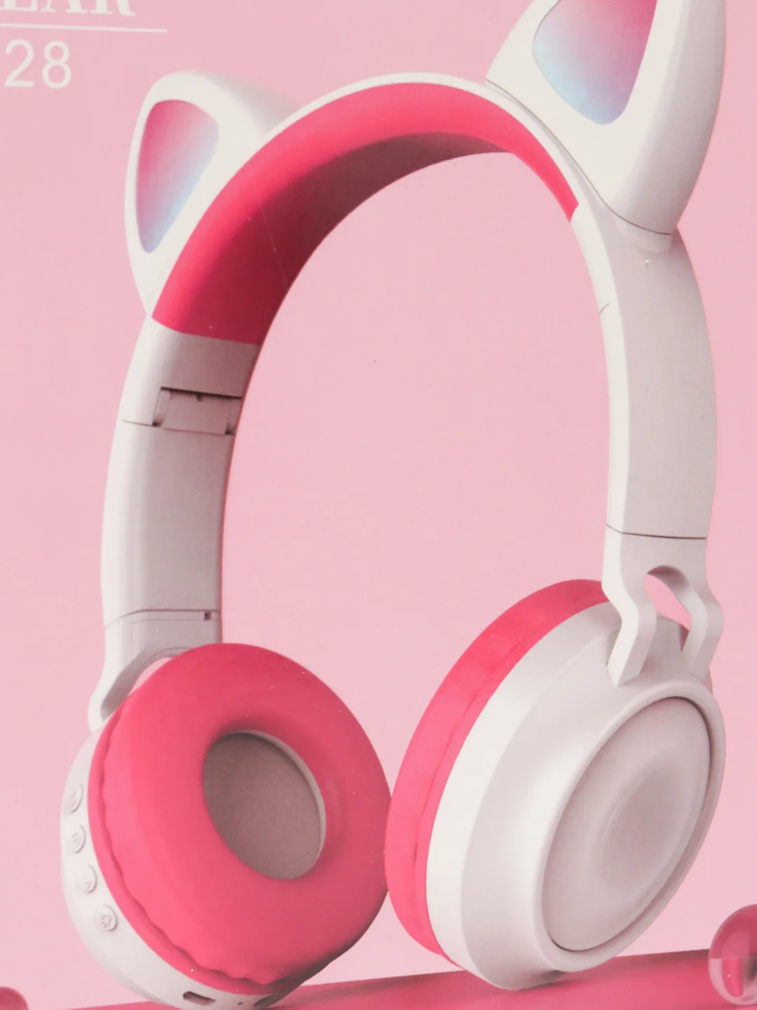 Розовый беспроводные наушники Cat Ear ZW 028
