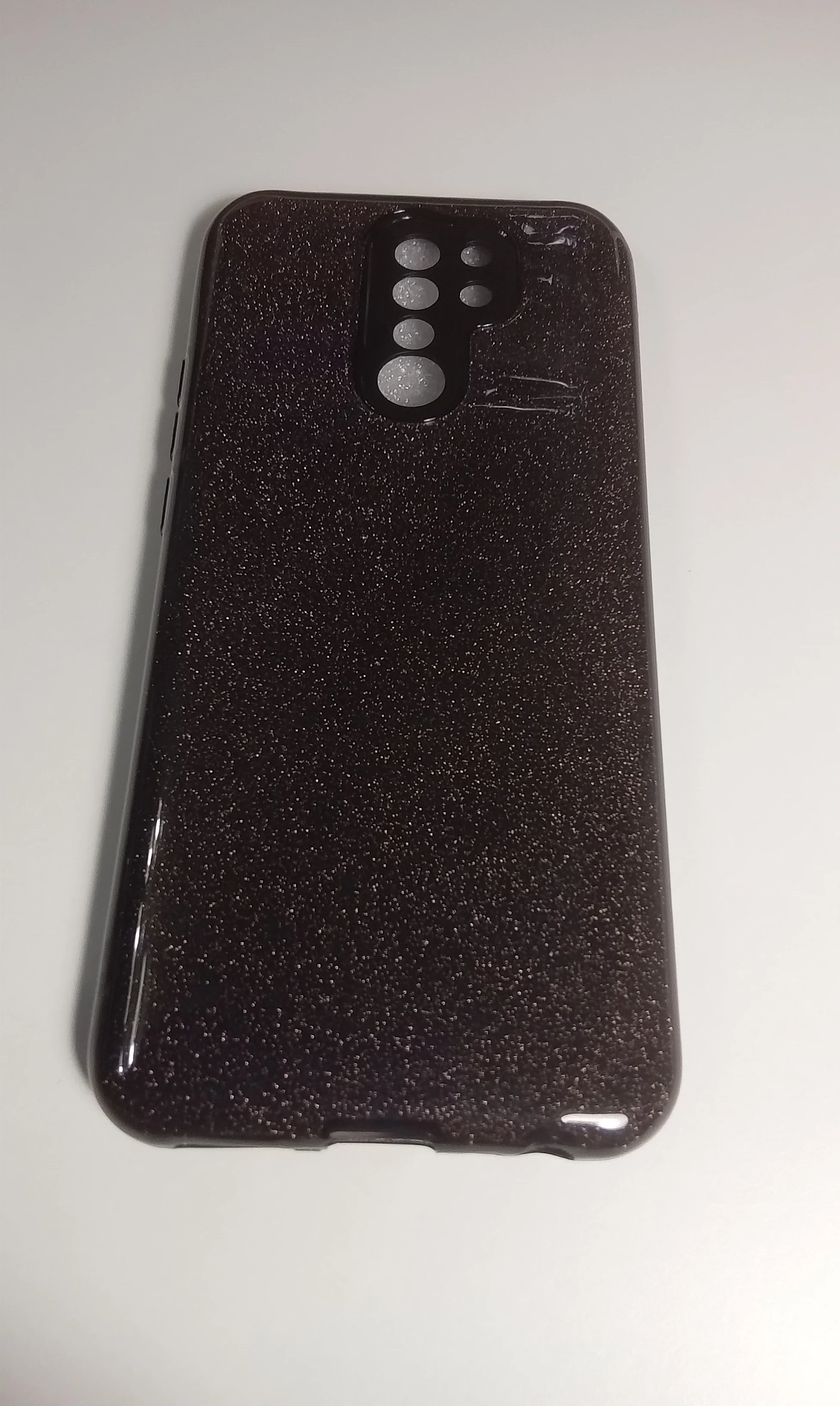 Угольный чехол блестящий XIAOMI REDMI 9