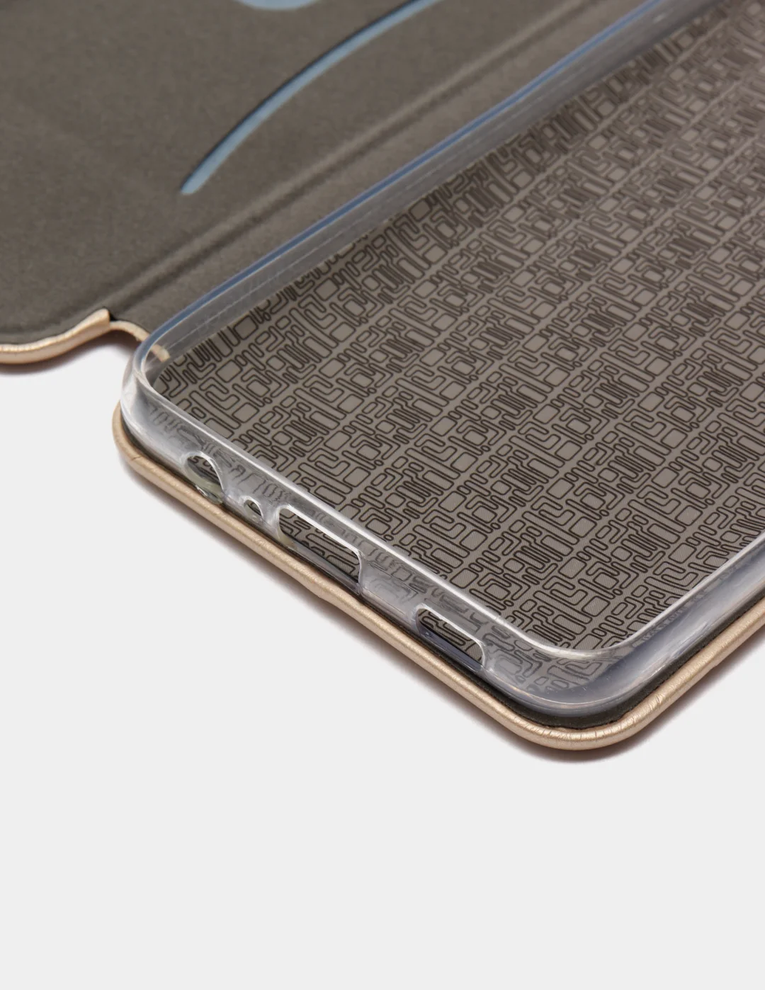 Золотой чехол-книжка для Samsung A02, M02