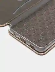 Золотой чехол-книжка для Samsung A02, M02
