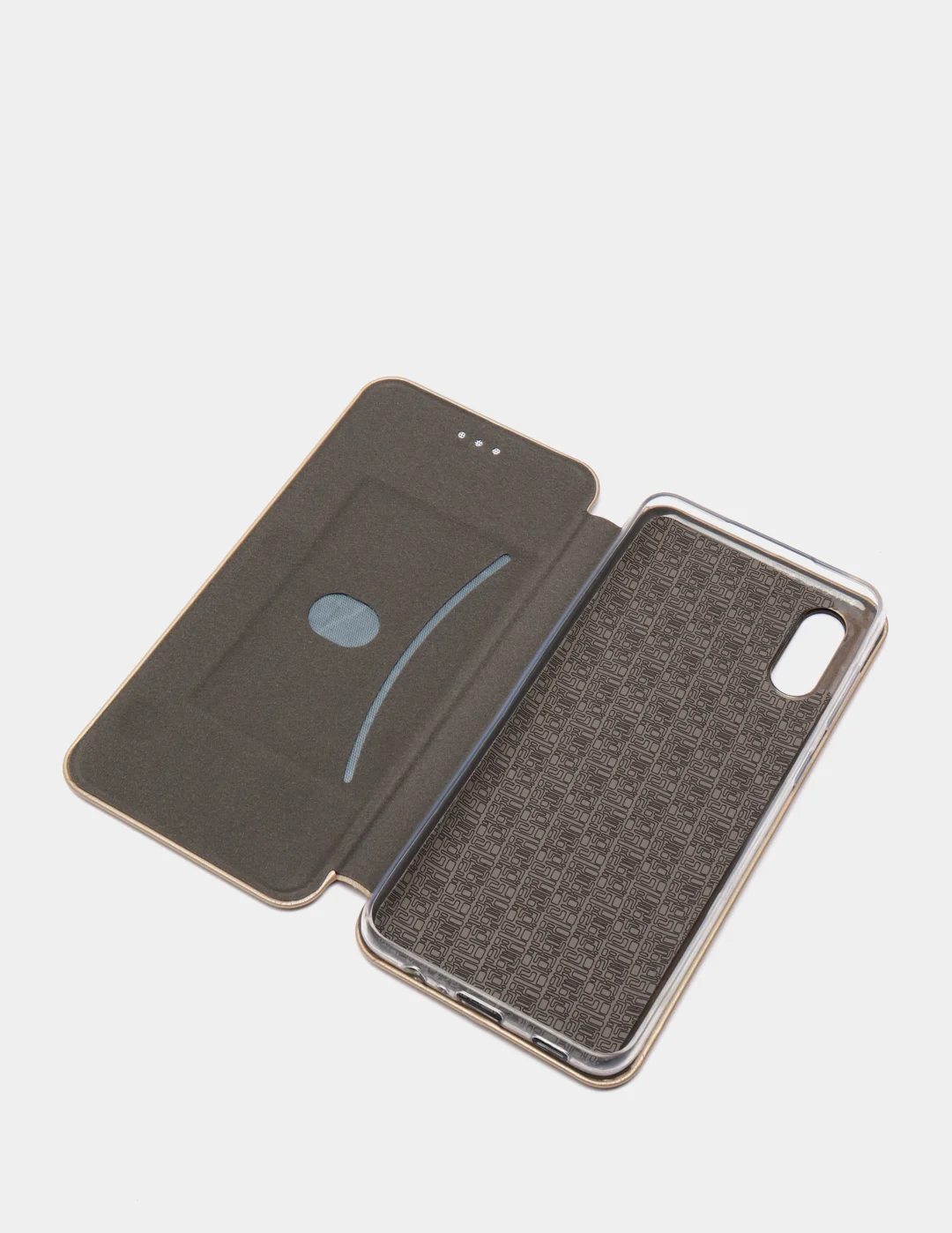 Золотой чехол-книжка для Samsung A02, M02