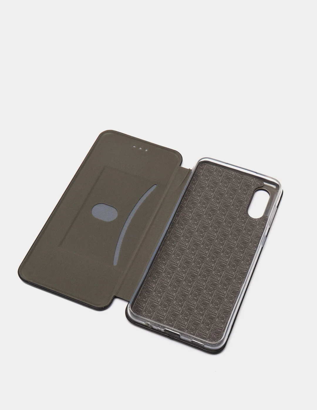 Черный чехол-книжка для Samsung A02, M02