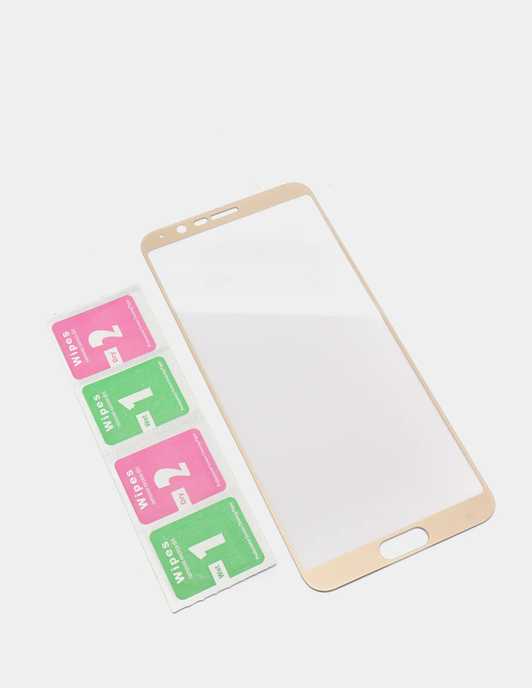 Золотой защитное стекло Huawei V10