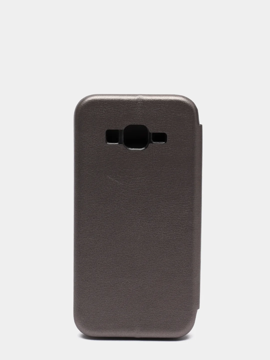 Серый чехол-флип для Samsung J2 Prime / G530