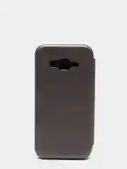 Серый чехол-флип для Samsung J2 Prime / G530