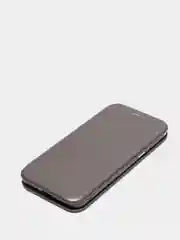 Серый чехол-флип для Samsung J2 Prime / G530
