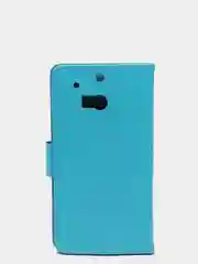Голубой чехол книжка HTC one m8