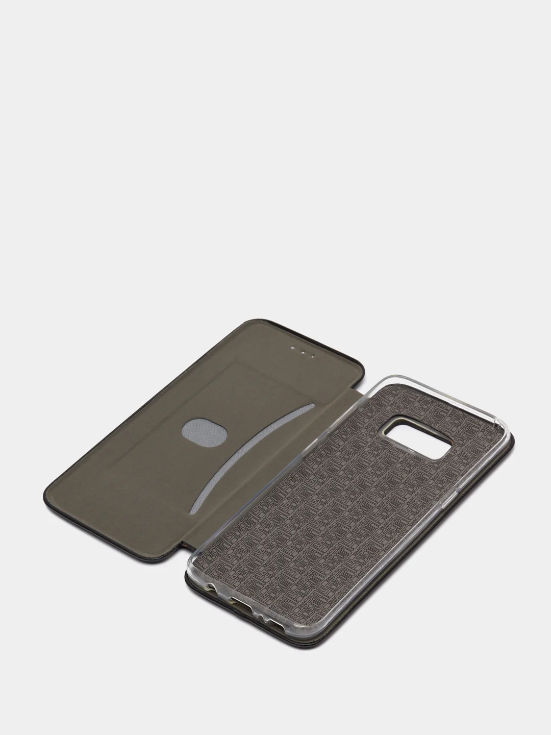 Черный чехол книжка  SAMSUNG S8