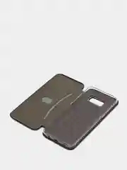 Черный чехол книжка  SAMSUNG S8
