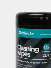 Черный салфетки для экранов Defender CLN Pro 100 шт, туба