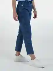 Джинсы женские МОМ с высокой посадкой Denim, джинсы бананы, палаццо