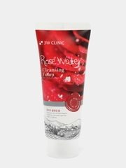 Пенка для умывания 3W CLINIC Rose Water Cleansing Foam