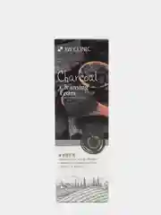 Пенка для умывания 3W Clinic Charcoal Cleansing Foam, с древесным углём, натуральная