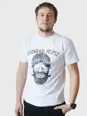 Футболка с принтом, оверсайз, унисекс