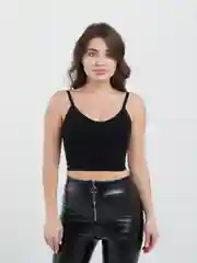 Черный топ женский
