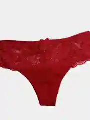 Алый трусы женские, кружевные