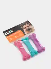 Игрушка для собак из резины "Кость литая №1", 75мм, (уп.3шт)