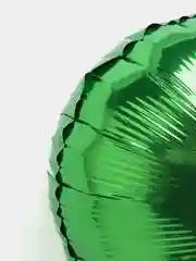 Зеленый воздушный фольгированный шар "Сердце", Воздушный Шар "Сердце" 45 см
